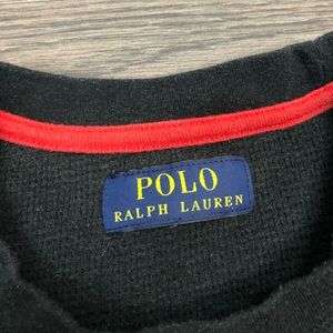 Polo by Ralph Lauren Shirts - Polo Ralph Lauren Black Waffle Henley T-Shirt M Polo by Ralph Lauren Shirts - Polo Ralph Lauren Black Waffle Henley T-Shirt M